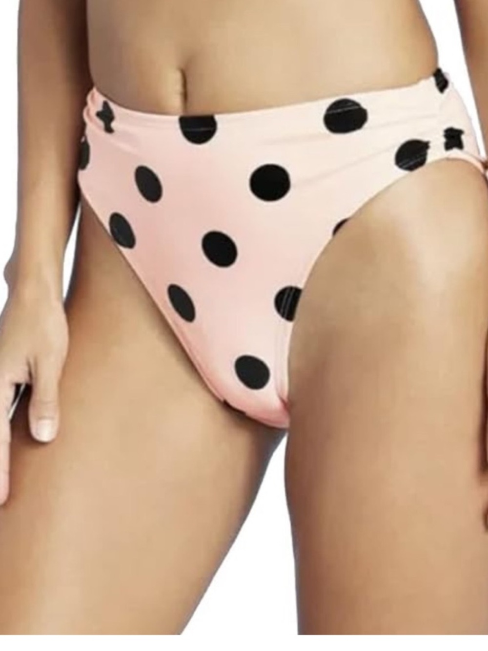 Xhilaration Pink Polka Dot Bikini Bottoms